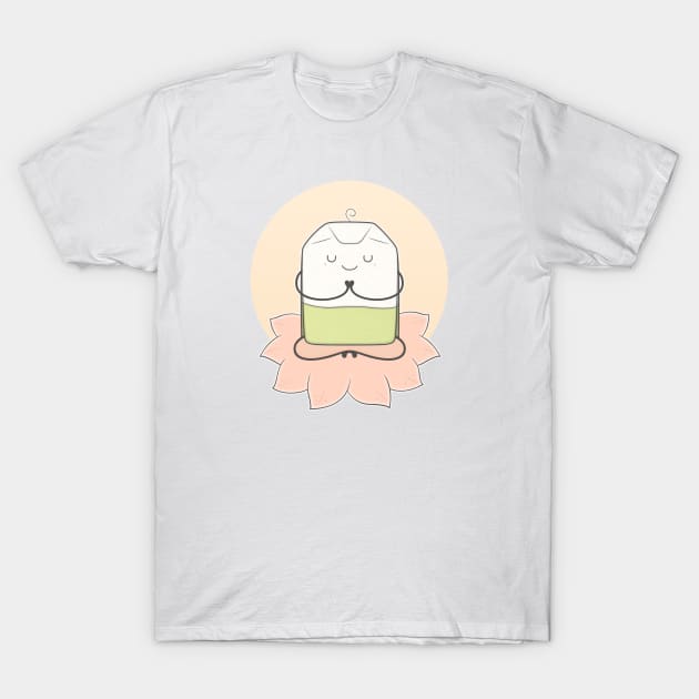 zen green tea T-Shirt by kimvervuurt